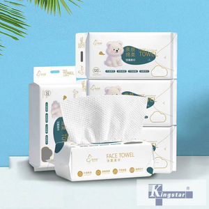 Tisu pembersihan muka, 120 kiraan, menenun rata, 200x200mm