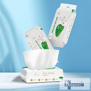 Tisu pembersihan muka, 80 kiraan, tekstur mutiara, 200x200mm